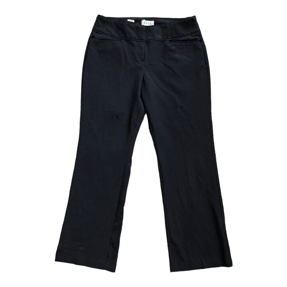 ELLE Black Trouser Dress Pants 12